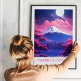 Cherry Blossom Japan plakat - 9 - Just Karikatur