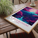Cherry Blossom Japan plakat - 2 - Just Karikatur