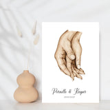 Love hænder 1 - Design selv plakat - Just Karikatur