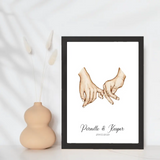 Love hænder 8 - Design selv plakat - Just Karikatur