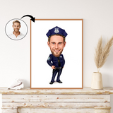 Arbejde & Erhverv tema78 (1 person) - karikaturtegning efter dine fotos - Just Karikatur