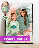 Akvarel - maleri efter dine fotos