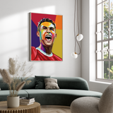 Pop Art Plakat - Christiano Ronaldo