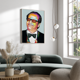 Pop Art Plakat - Jack Nicholson - Just Karikatur