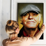 Kim Larsen - Maleri Plakat