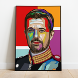 Pop Art Plakat - Kronprins Frederik