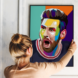 Pop Art Plakat - Messi