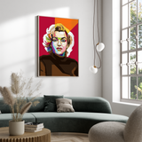 Pop Art Plakat - Marilyn Monroe - Just Karikatur