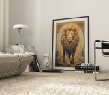 Løve Plakat 15 (50 x 70 cm ) - u/ramme