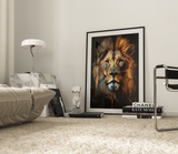 Løve Plakat 10 (50 x 70 cm ) - u/ramme