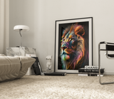 Løve Plakat 6 (50 x 70 cm ) - u/ramme