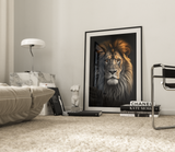 Løve Plakat 19 (50 x 70 cm ) - u/ramme