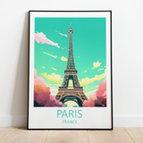 Eiffel Tower i Paris - plakat 2