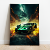 Futuristisk Lamborghini - plakat 1