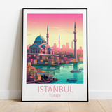 Istanbul i Tyrkiet - plakat