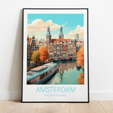 Amsterdam i Holland - plakat 2