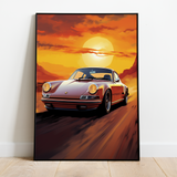 Porsche 911 - plakat 4