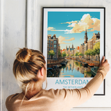 Amsterdam i Holland - plakat 4