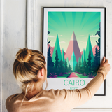 Cairo i Egypten - plakat