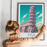 Leaning Tower Of Pisa - plakat