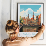 Amsterdam i Holland - plakat 1