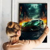 Futuristisk Lamborghini - plakat 13 - Just Karikatur