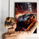 Futuristisk Lamborghini - plakat 7