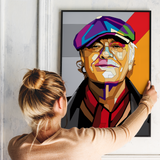 Pop Art Plakat - Kim Larsen - Just Karikatur