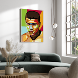 Pop Art Plakat - Muhammad Ali