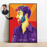 Pop Art - tegning efter dine fotos - Just Karikatur