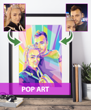 Pop Art - tegning efter dine fotos - Just Karikatur