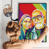 Pop Art - tegning efter dine fotos - Just Karikatur