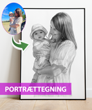 Portrættegning efter dine fotos