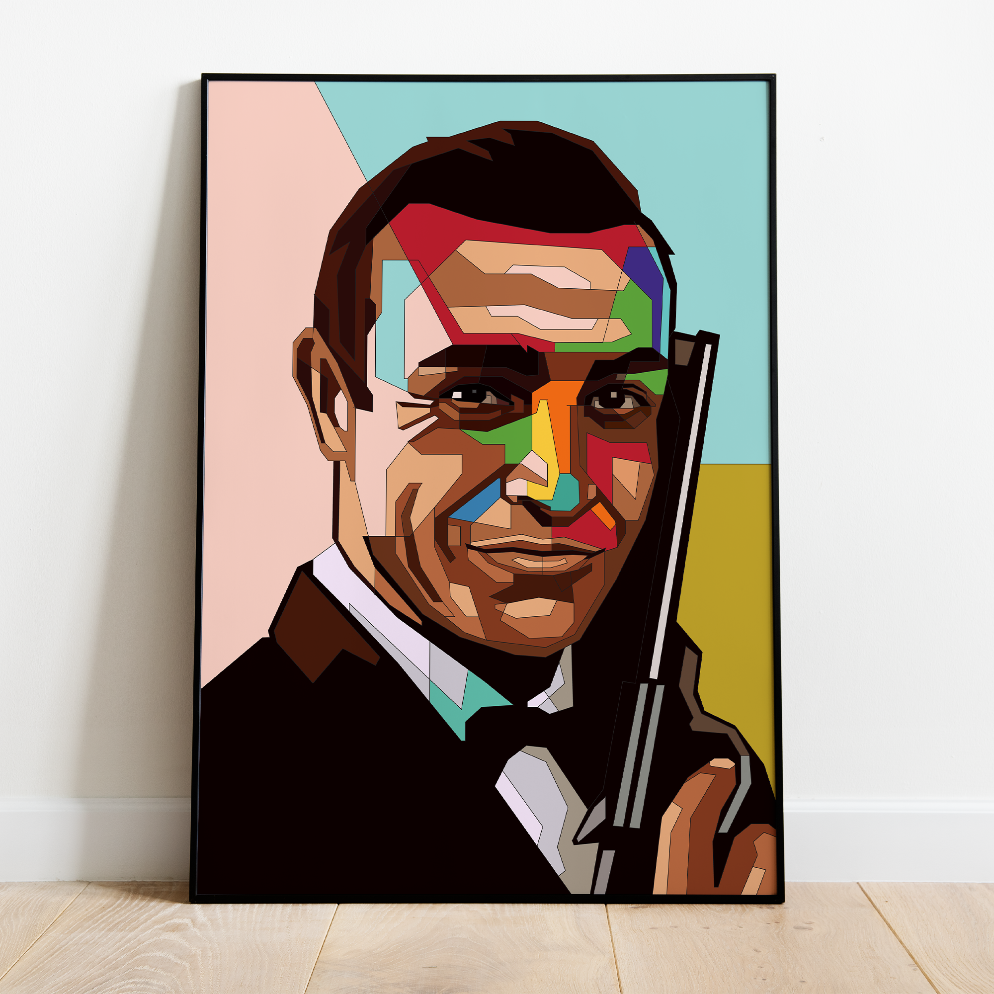 Pop Art Plakat - Sean Connery