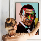 Pop Art Plakat - Sean Connery