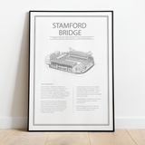 Stamford Bridge Chelsea – stadion plakat