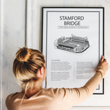 Stamford Bridge Chelsea – stadion plakat