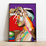 Pop Art Plakat - TUPAC