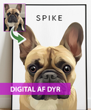Digital tegning af dyr - efter dine fotos - Just Karikatur