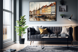 Nyhavn 6 plakat (50 x 70 cm ) - m/ramme