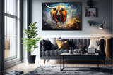 Tyr plakat 1 (50 x 70 cm ) - m/ramme - Just Karikatur