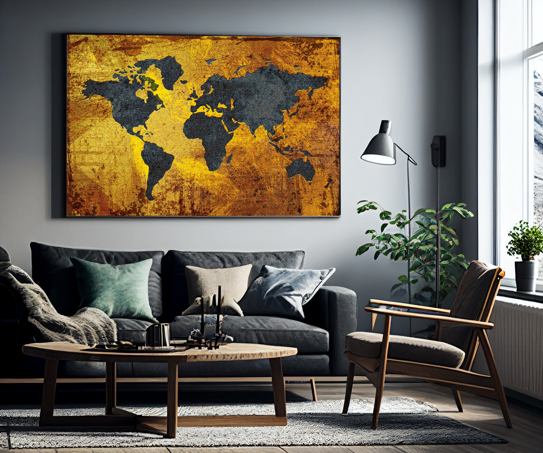 World Map - Plakat/Lærred