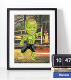 Hulk - karikaturtegning efter dine fotos
