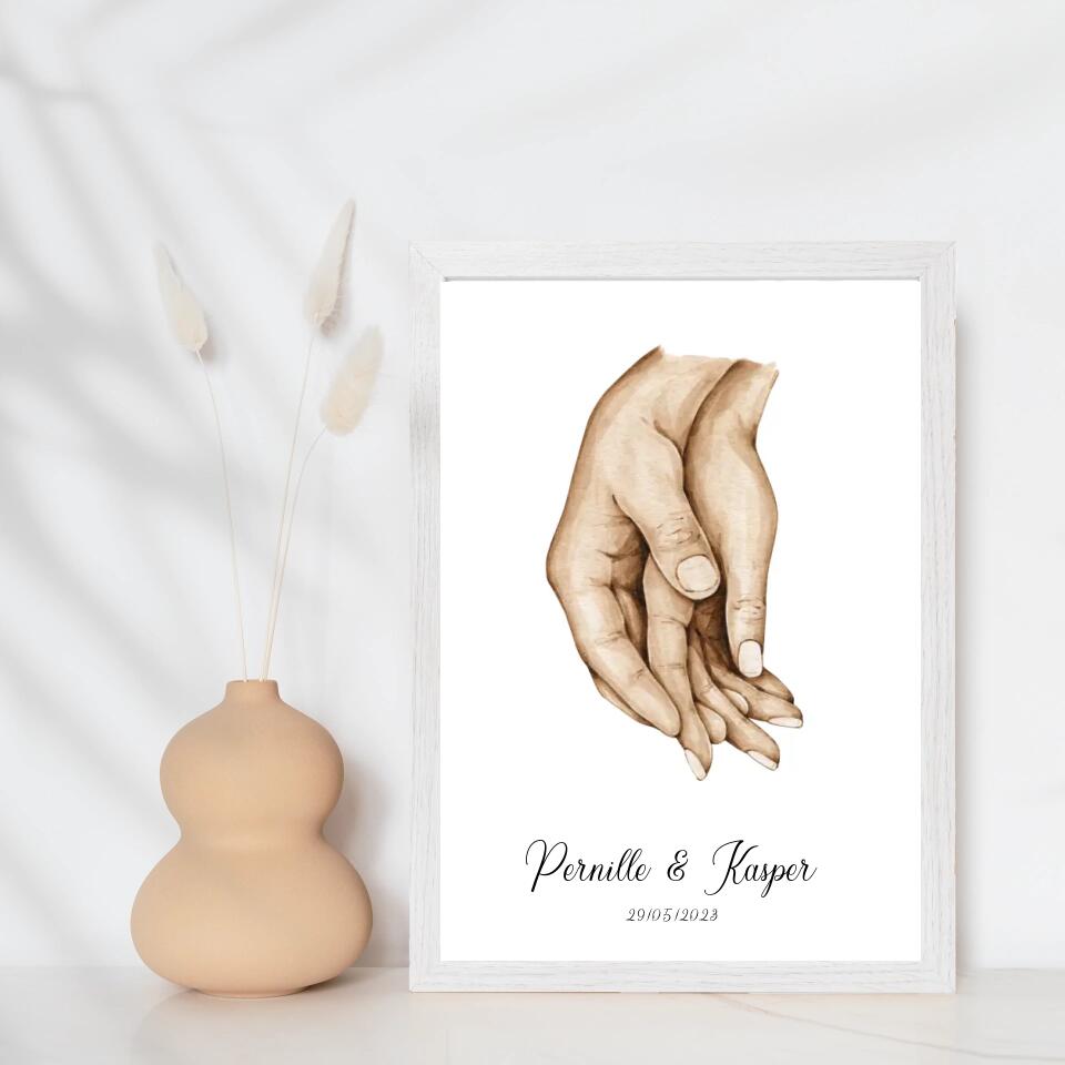 Love hænder 1 - Design selv plakat