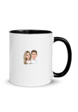 White Ceramic Mug with Color Inside