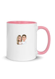 White Ceramic Mug with Color Inside
