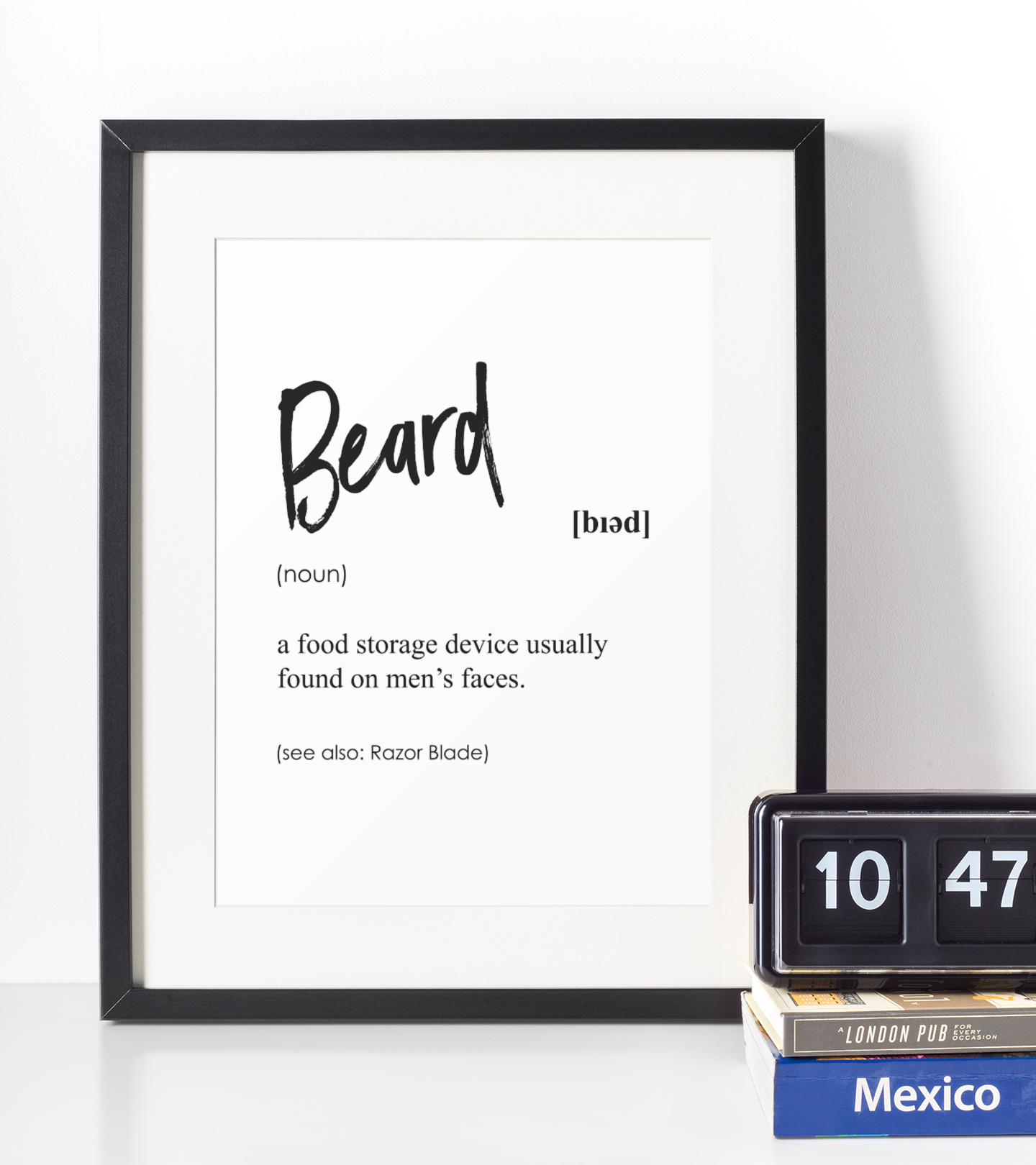 Beard definition plakat
