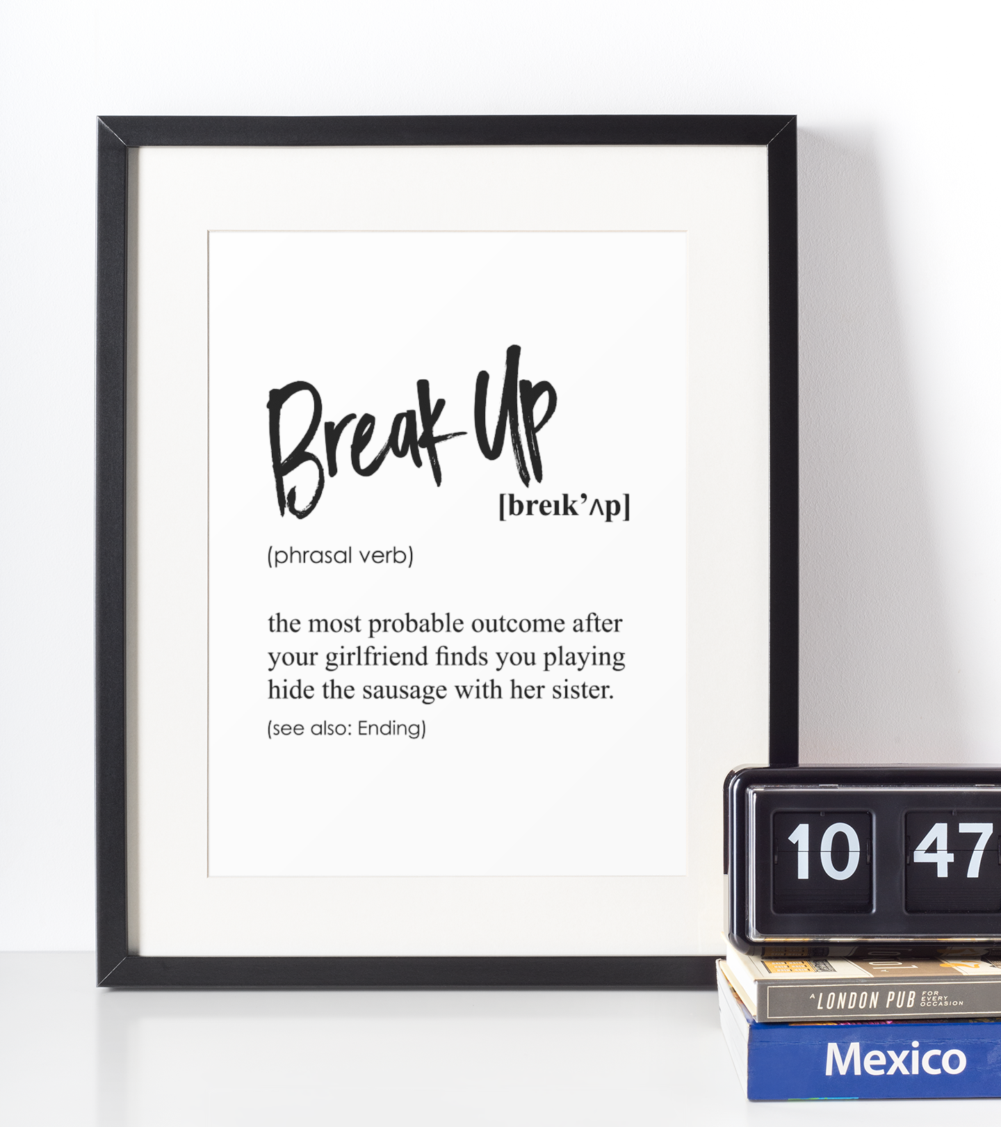 Breakup definition plakat