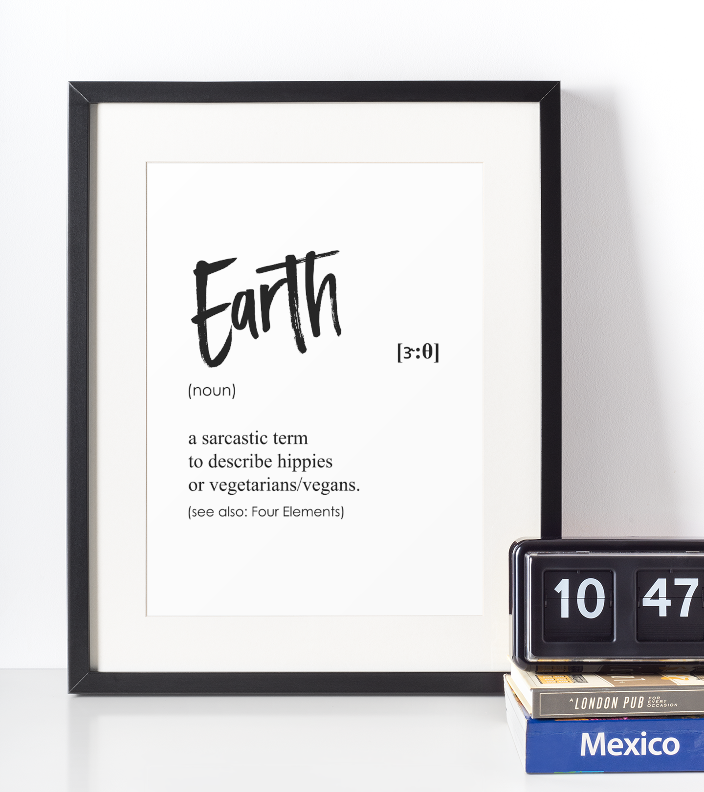 Earth definition plakat