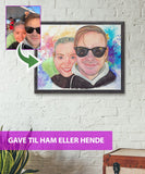 Gave til ham eller hende - Vandmaleri efter dine fotos
